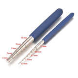 2Pcs Iron Wire Winding Rods + 10 Size Loop Jewelry Making Tool