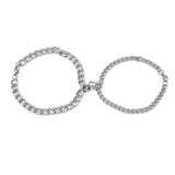 2Pcs/Set Magnet Couple Bracelets Heart Attraction Bracelet
