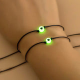 Luminous Heart I Love You Rope Bracelet Set for Couple