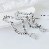 2Pcs/Set Magnet Couple Bracelets Stainless Steel Charm