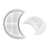 2Pcs Silicone Coaster Epoxy Resin Moulds Moon Teapot Mat Tray Mold