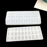 2Pcs Car Sign Parking Plate Resin Casting Mold