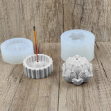 2Pcs Silicone Molds Epoxy Casting Incense Holder Resin Mold Display