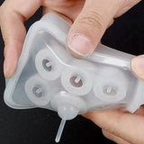 2Pcs Sphere Ball Silicone Bead Molds for Jewelry Making