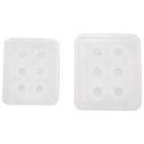 2Pcs Sphere Ball Silicone Bead Molds for Jewelry Making