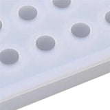 2Pcs Sphere Ball Silicone Bead Molds With Holes & 1X Silicone Pendant Mold Set