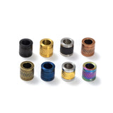 2Pcs Stainless Steel Slide Spacer Beads for DIY Bracelet Necklace