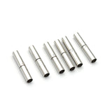 2Pcs Stainless Steel Bayonet Clasps For Leather Cord Necklace