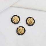 2Pcs Stainless Steel North Star Pendant Crystal Charms for DIY Necklace