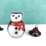 2Pcs Snowman Resin Jar Mould with Lids Silicone Mold