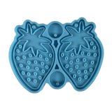 2Pcs Strawberry Cherry Pendant Earrings Epoxy Mold Silicone Resin Mold