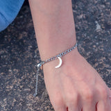 Sun Moon Charm Stainless Steel Bracelets Couples Jewelry