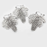 2Pcs Tibetan Silver Grape Charm Pendant for DIY Necklace Jewelry