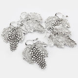2Pcs Tibetan Silver Grape Charm Pendant for DIY Necklace Jewelry