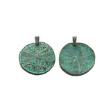 2Pcs Large Round Dragonfly Charms Pendant DIY Necklace Jewelry Making