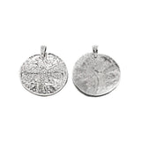 2Pcs Large Round Dragonfly Charms Pendant DIY Necklace Jewelry Making