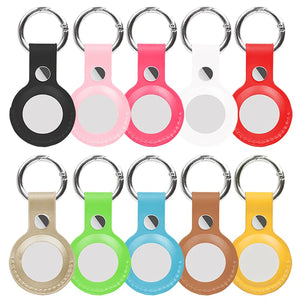 2Pcs Tracker Protective Case PU Anti-loss Locator Protection Soft Case