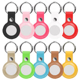 2Pcs Tracker Protective Case PU Anti-loss Locator Protection Soft Case