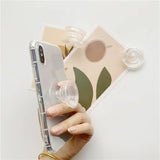 2Pcs Transparent Phone Holder Silicone Resin Mold Sublimation Moulds