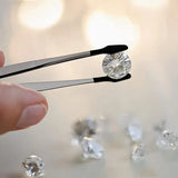 2Pcs Coated Tips Tweezers Set Bent Flat Jewelry Hobby Crafts Industrial Tools