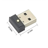 2Pcs USB Mouse Jiggler, Undetectable Computer Mouse Mover, Keep Computer Awake