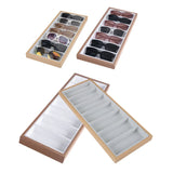 Velvet Glasses Jewelry Tray Organizer 2 Pcs