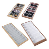 Velvet Glasses Jewelry Tray Organizer 2 Pcs