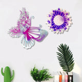2Pcs Wall Hanging Resin Butterfly Sunflower Epoxy Mould DIY Craft Home Decor