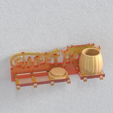 Wall Mounted Shelf Resin Mold Sweet Home Hook Plate Jewelry Display DIY