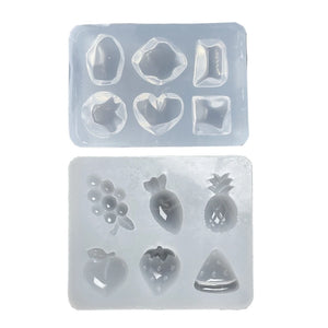 2Pcs Wave Gem Jewelry Silicone Mold for DIY Earrings and Pendants