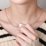 Couple Necklaces Charm Pendant Necklace Unisex Couples Jewelry Gift