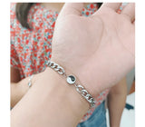 Dragon Tai Chi Stainless Steel Bracelet Yin Yang Couple Set