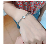 Dragon Tai Chi Stainless Steel Bracelet Yin Yang Couple Set