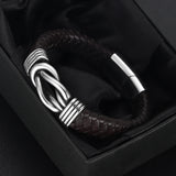 2Pcs Stainless Steel Infinity Knot Connectors for DIY Bracelet Making