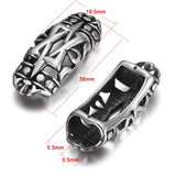 2pcs Stainless Steel Slider Bead Arrows Charms for Men Jewelry Making