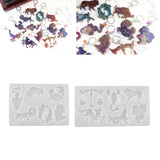 12 Constellations Resin Molds for Jewelry Making