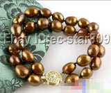 Baroque Chocolate Pearl Bracelet Bangle