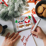 22Pcs Santa Claus Cutting Dies for DIY Scrapbooking Metal Christmas Chimney
