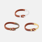 Half Cuff Hook Clasp for 5mm Leather Cord Bracelet