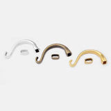 Half Cuff Hook Clasp for 5mm Leather Cord Bracelet