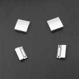 2 Sets Magnetic Clasps for 10mm 20mm Flat Leather Cord Bracelet