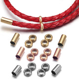 Stainless Steel 18K Fastener Clasp End Cap Spacer Beads for Bracelet Jewelry