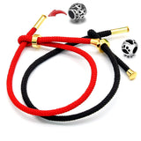 Stainless Steel 18K Fastener Clasp End Cap Spacer Beads for Bracelet Jewelry