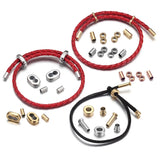 Stainless Steel 18K Fastener Clasp End Cap Spacer Beads for Bracelet Jewelry