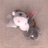 Plush Donkey Keychain, Chain Ring Accessory