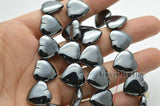 Hematite 15x15mm Heart Shape Bead Strand - Jewelry Making Findings