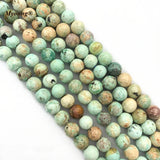 Natural Peru Turquoise Ore Stone Beads for Jewelry Making