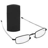 Compact Folding Reading Glasses With Mini Flip Top Case +3.0