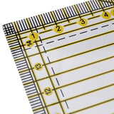 2X Cutting Ruler Multi-Purpose Quilt Ruler DIY Garment Drawing Cutting Craft