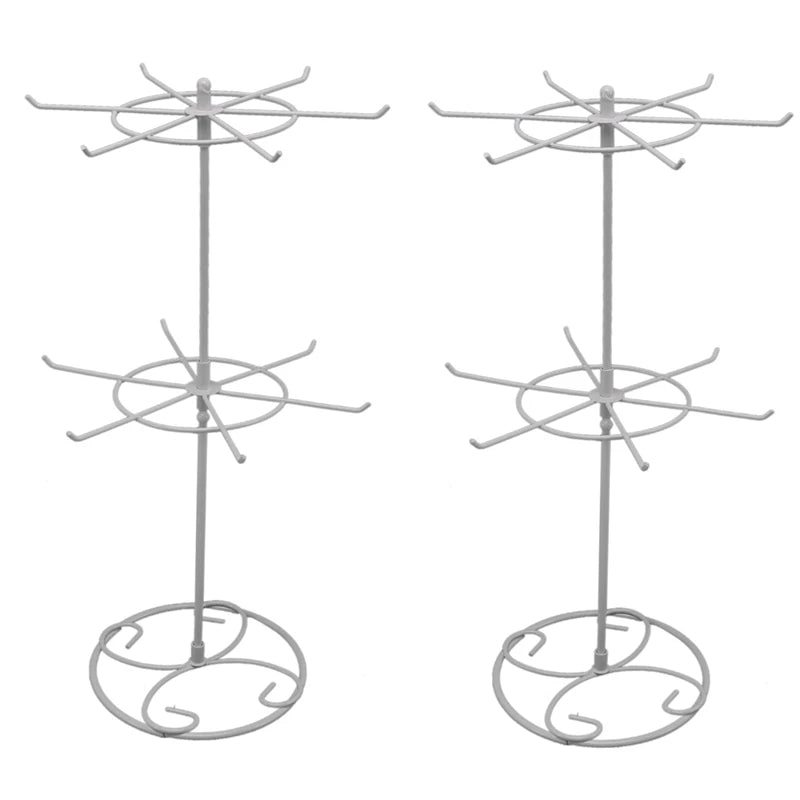 Double Metal Jewelry Frame Display Stand
